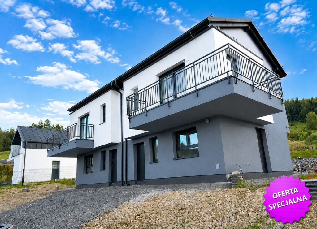 PÓŁ BLIŹNIAKA WIDOKOWE Z OGRÓDKIEM 228 M